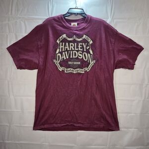 Harley-Davidson Men's Maroon T-Shirt